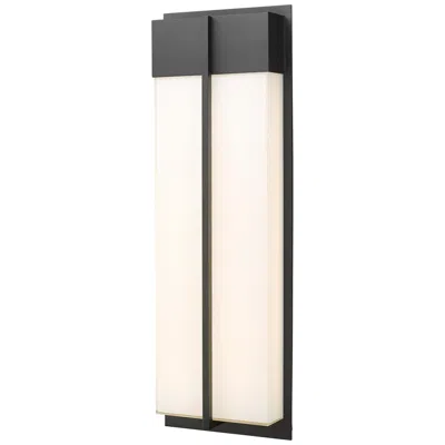 Z-lite Nyx 24" High Black Led Outdoor Wall Light