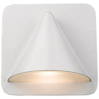 Z-lite Obelisk 6 1/4" High White Led Outdoor Wall Light