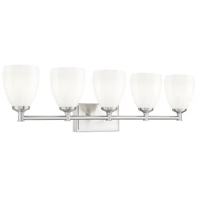 Z-lite Oren By  Brushed Nickel 5 Light Vanity