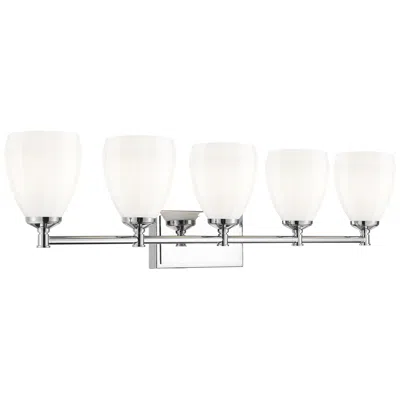 Z-lite Oren By  Chrome 5 Light Vanity
