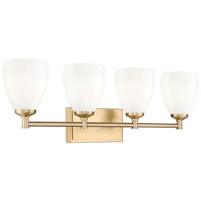 Z-lite Oren By  Modern Gold 4 Light Vanity
