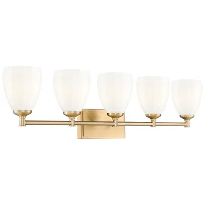 Z-lite Oren By  Modern Gold 5 Light Vanity