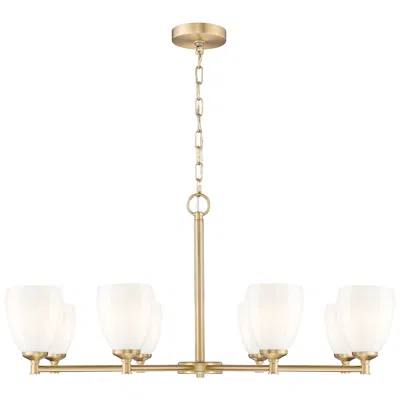 Z-lite Oren By  Modern Gold 8 Light Chandelier
