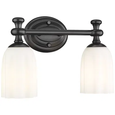 Z-lite Orion By  Matte Black 13.75 Inch 2 Light Vanity