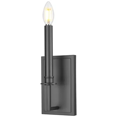 Z-lite Orson By  Matte Black 2 Light Wall Sconce