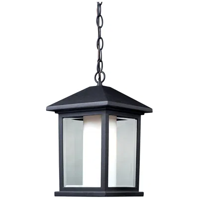 Z-lite Outdoor Chain Light In Black Finish