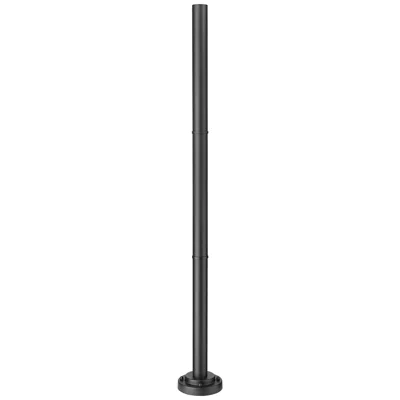 Z-lite Outdoor Post 75 3/4"h Black Outdoor Pole With Base