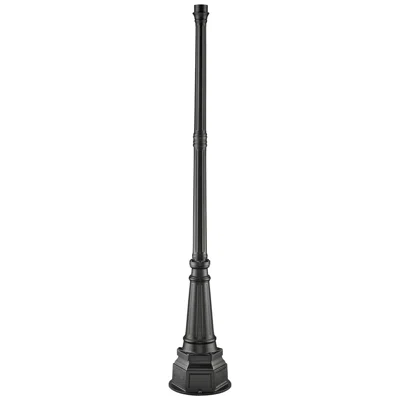 Z-lite Outdoor Post 84 1/4"h Black Outdoor Pole With Base