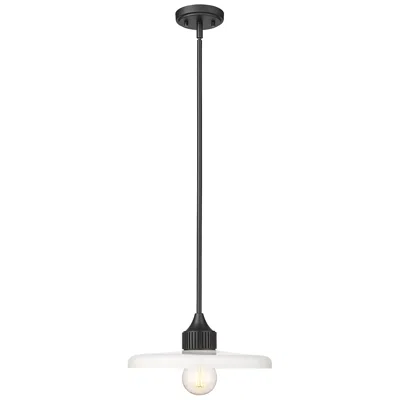 Z-lite Paloma By  Matte Black 14 Inch 1 Light Pendant