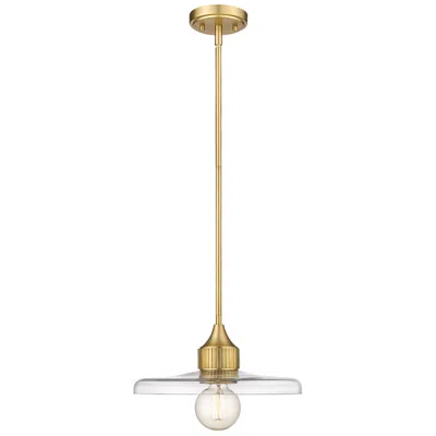Z-lite Paloma By  Olde Brass 14 Inch 1 Light Pendant