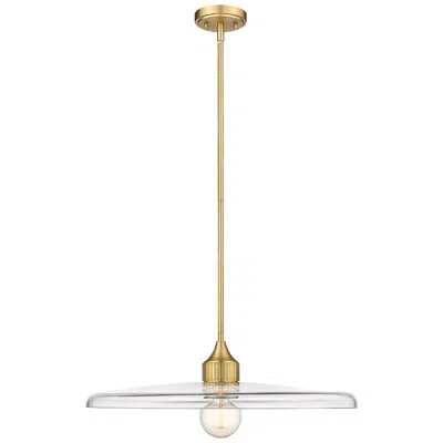 Z-lite Paloma By  Olde Brass 24 Inch 1 Light Pendant