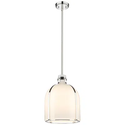 Z-lite Pearson 12 1/4" Wide Polished Nickel Mini Pendant