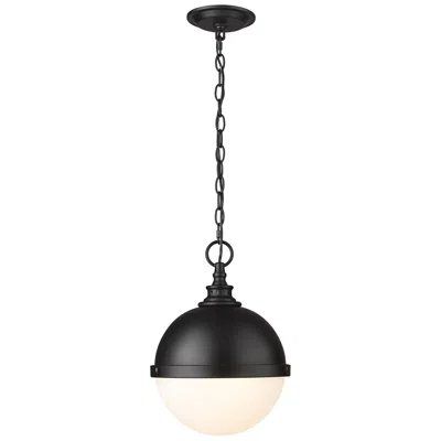 Z-lite Peyton By  Matte Black 11.25 Inch 2 Light Pendant