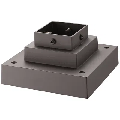 Z-lite Pier Mounts By  Deep Bronze 3.5 Inch Outdoor Pier Mount