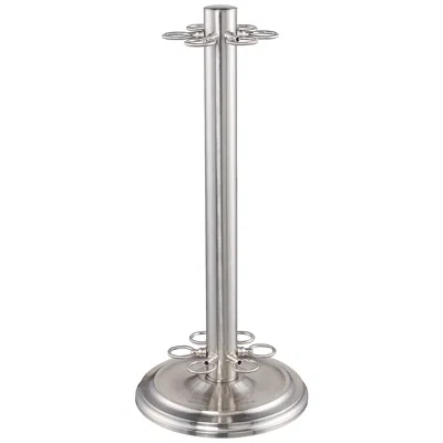 Z-lite Players Billiard Cue Stand In Brushed Nickel
