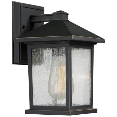 Z-lite Portland 10 1/4" High Oil-rubbed Bronze Outdoor Wall Light
