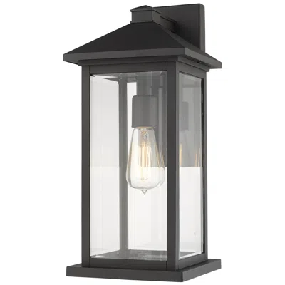 Z-lite Portland 18" High Black Outdoor Wall Light