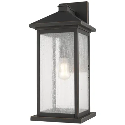 Z-lite Portland 22"h Oil-rubbed Bronze Outdoor Wall Light