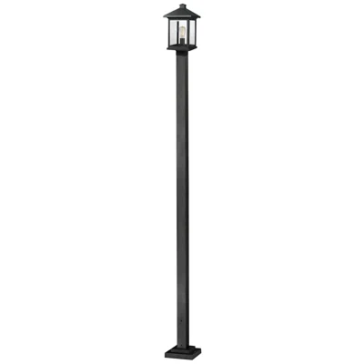 Z-lite Portland By  Black 112 Inch 1 Light Outdoor Post Light