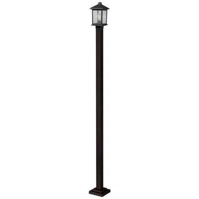 Z-lite Portland By  Bronze 109.375 Inch 1 Light Outdoor Post Light