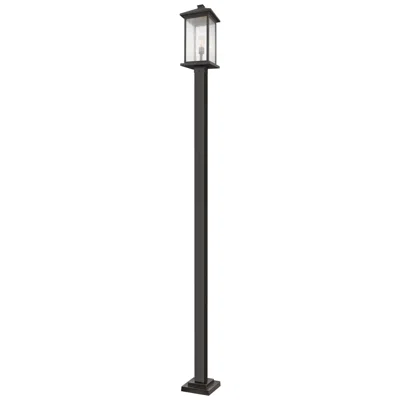 Z-lite Portland By  Bronze 117 Inch 1 Light Outdoor Post Mounted Fixture