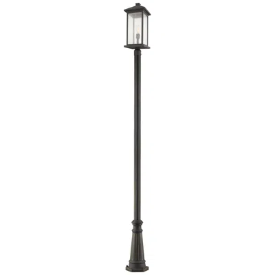 Z-lite Portland By  Bronze 117.25 Inch 1 Light Outdoor Post Mounted Fixture