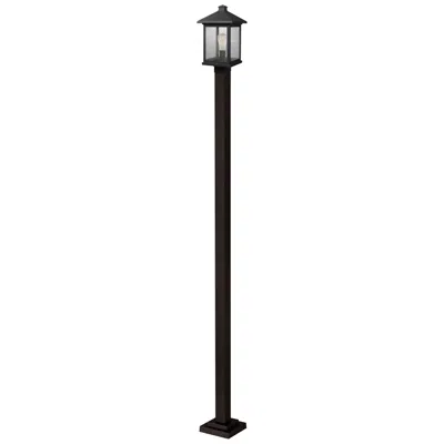 Z-lite Portland By  Oil Rubbed Bronze 112 Inch 1 Light Outdoor Post Light
