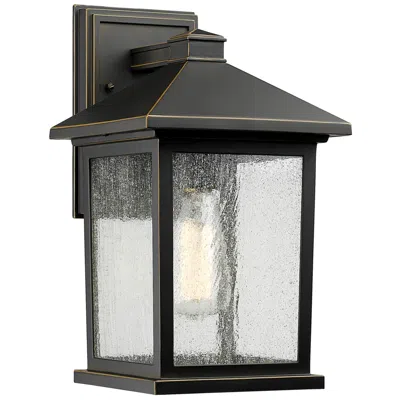 Z-lite Portland By  Oil Rubbed Bronze 14 Inch 1 Light Outdoor Wall Light