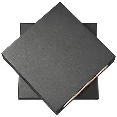 Z-lite Quadrate 11 1/4" High Black Led Outdoor Wall Light