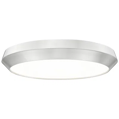 Z-lite Quasars By  20 Inch Brushed Nickel 1 Light Flush Mount