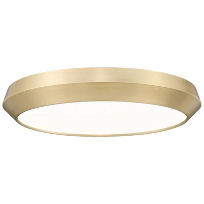 Z-lite Quasars By  20 Inch Modern Gold 1 Light Flush Mount
