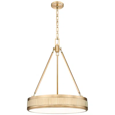 Z-lite Quinn By  22 Inch Modern Gold 3 Light Pendant