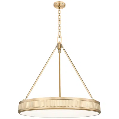 Z-lite Quinn By  32 Inch Modern Gold 3 Light Pendant