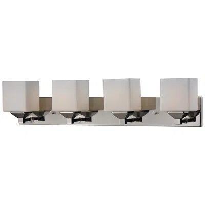 Z-lite Quube By  Chrome 30 Inch 4 Light Vanity