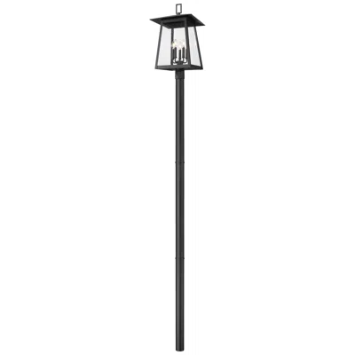 Z-lite Rainer By  Black 15.5 Inch 5 Light Outdoor Post Mounted Fixture