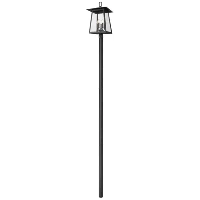 Z-lite Rainer By  Black 15.5 Inch 5 Light Outdoor Post Mounted Fixture