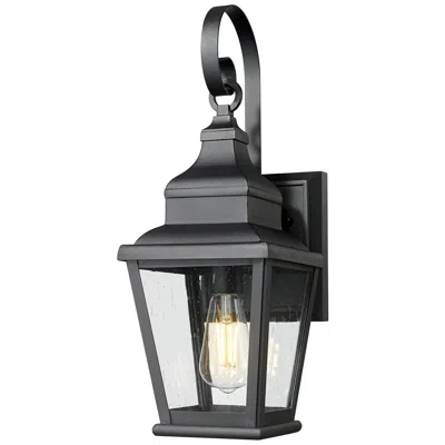 Z-lite Raphael By  Sand Black 1 Light Outdoor Wall Light