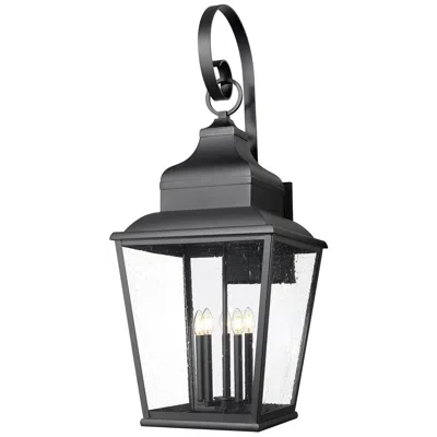Z-lite Raphael By  Sand Black 5 Light Outdoor Wall Light