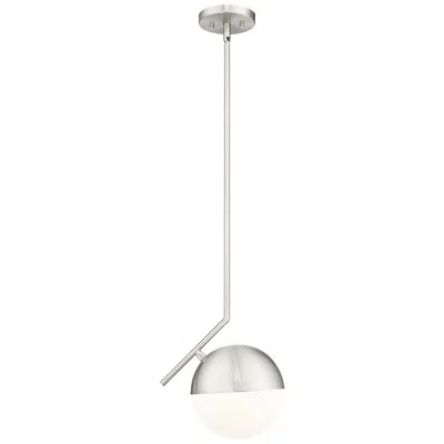Z-lite Realm Sphere By  Brushed Nickel 11 Inch 1 Light Pendant