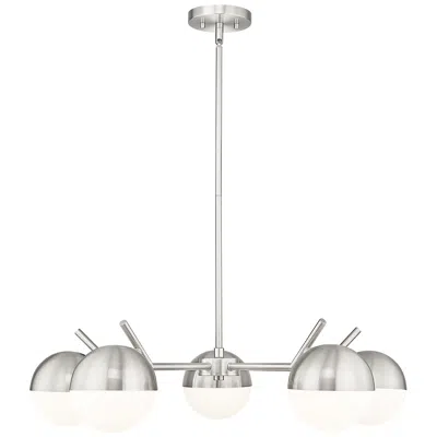 Z-lite Realm Sphere By  Brushed Nickel 32 Inch 5 Light Chandelier