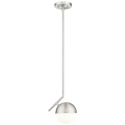 Z-lite Realm Sphere By  Brushed Nickel 9 Inch 1 Light Pendant