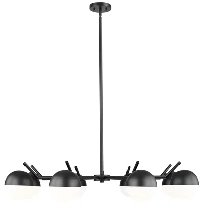 Z-lite Realm Sphere By  Matte Black 44 Inch 8 Light Chandelier