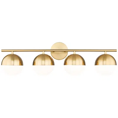 Z-lite Realm Sphere By  Modern Gold 7.5 Inch 4 Light Vanity