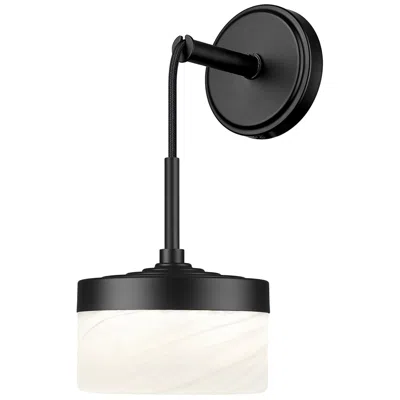 Z-lite Renaud By  Matte Black 1 Light Wall Sconce