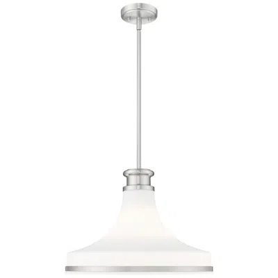 Z-lite Reznor By  18 Inch Brushed Nickel 1 Light Pendant