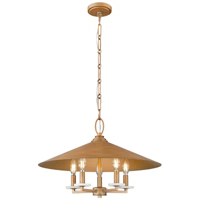 Z-lite Rialto By  Signature Gold 22 Inch 5 Light Pendant