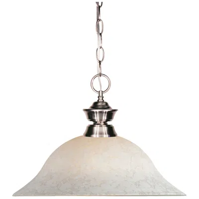 Z-lite Riviera By  Brushed Nickel 1 Light Pendant