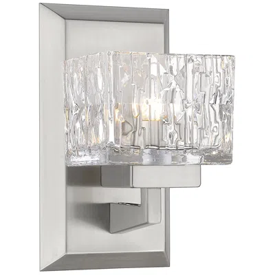 Z-lite Rubicon 8 3/4" High Brushed Nickel Led Wall Sconce