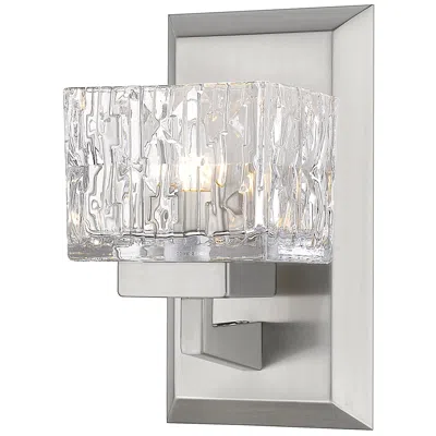 Z-lite Rubicon By  Brushed Nickel 4.75 Inch 1 Light Wall Sconce