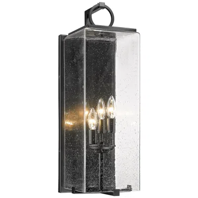 Z-lite Sana 24 3/4" High Black 3-light Outdoor Wall Light